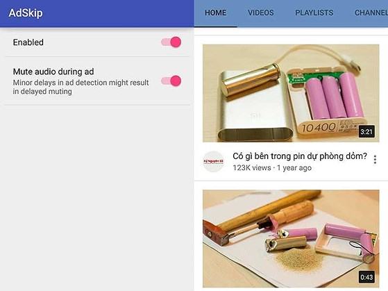 Chặn quảng cáo trên YouTube 