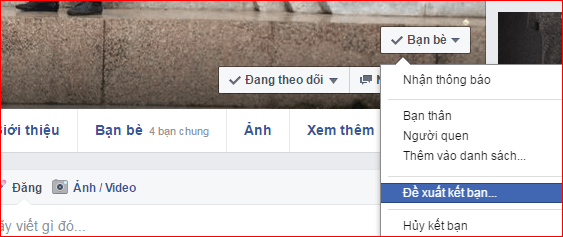 Cách đề xuất kết bạn trên Facebook