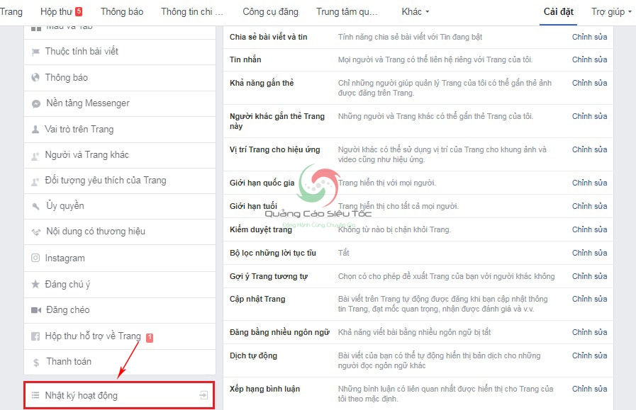 ẩn bài viết trên fanpage